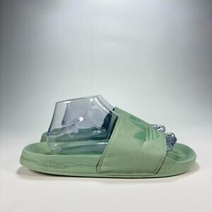 Adidas Adilette Lite Green Comfort Slides Slip-On Sandals GX8894 Men’s Size 9